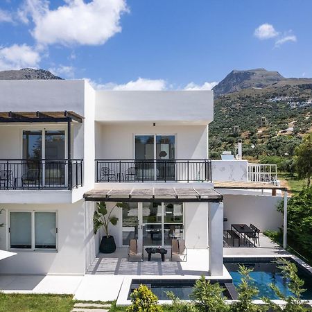 Modern Villa Casa Filo Verde With Private Pool & Bbq,200M From The Beach Plakias Exteriér fotografie