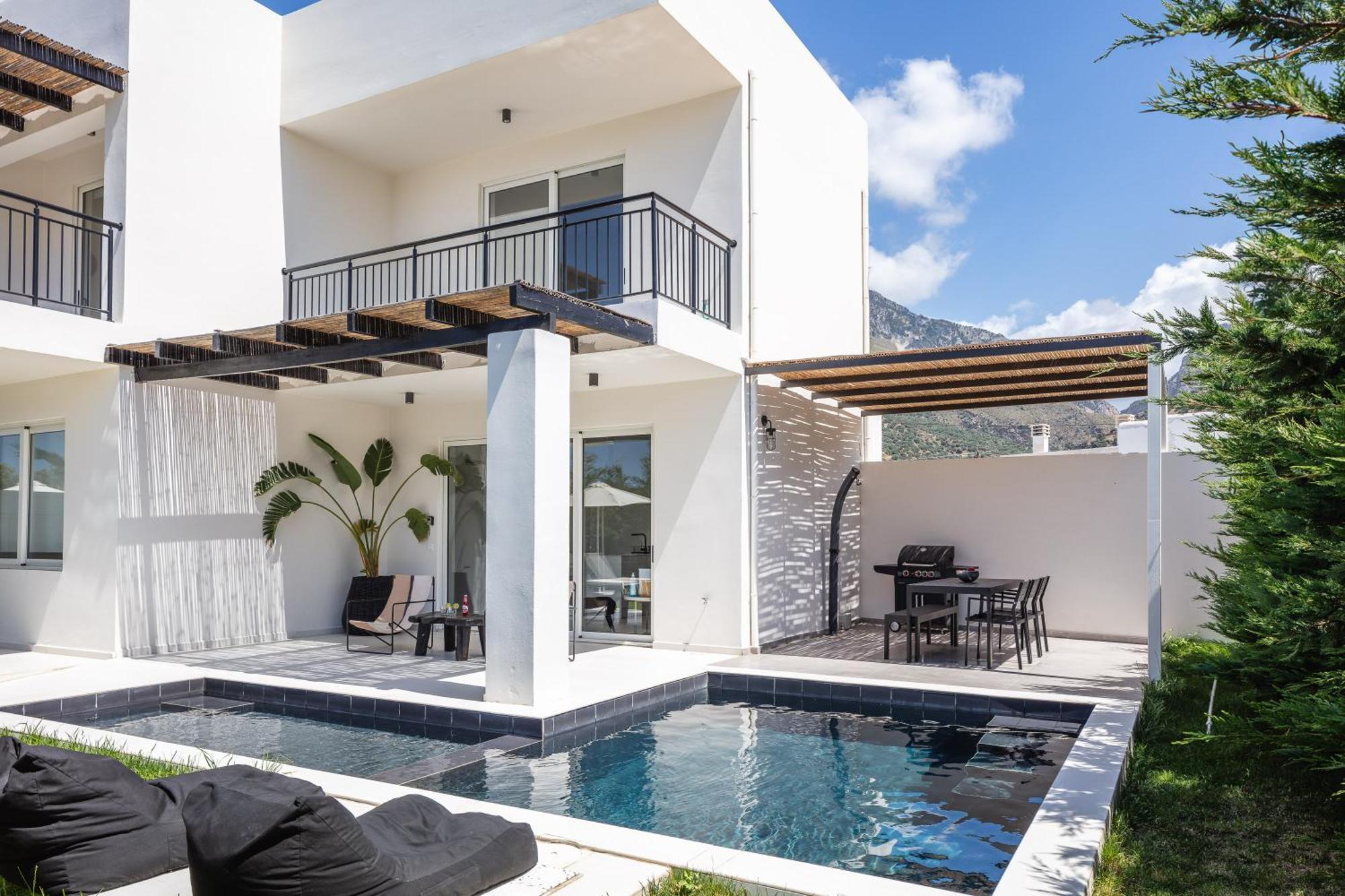 Modern Villa Casa Filo Verde With Private Pool & Bbq,200M From The Beach Plakias Exteriér fotografie