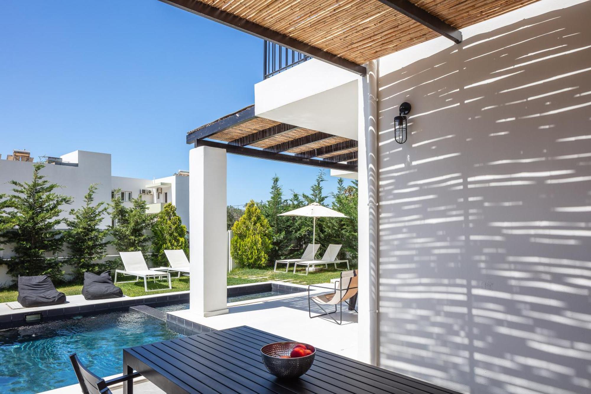 Modern Villa Casa Filo Verde With Private Pool & Bbq,200M From The Beach Plakias Exteriér fotografie