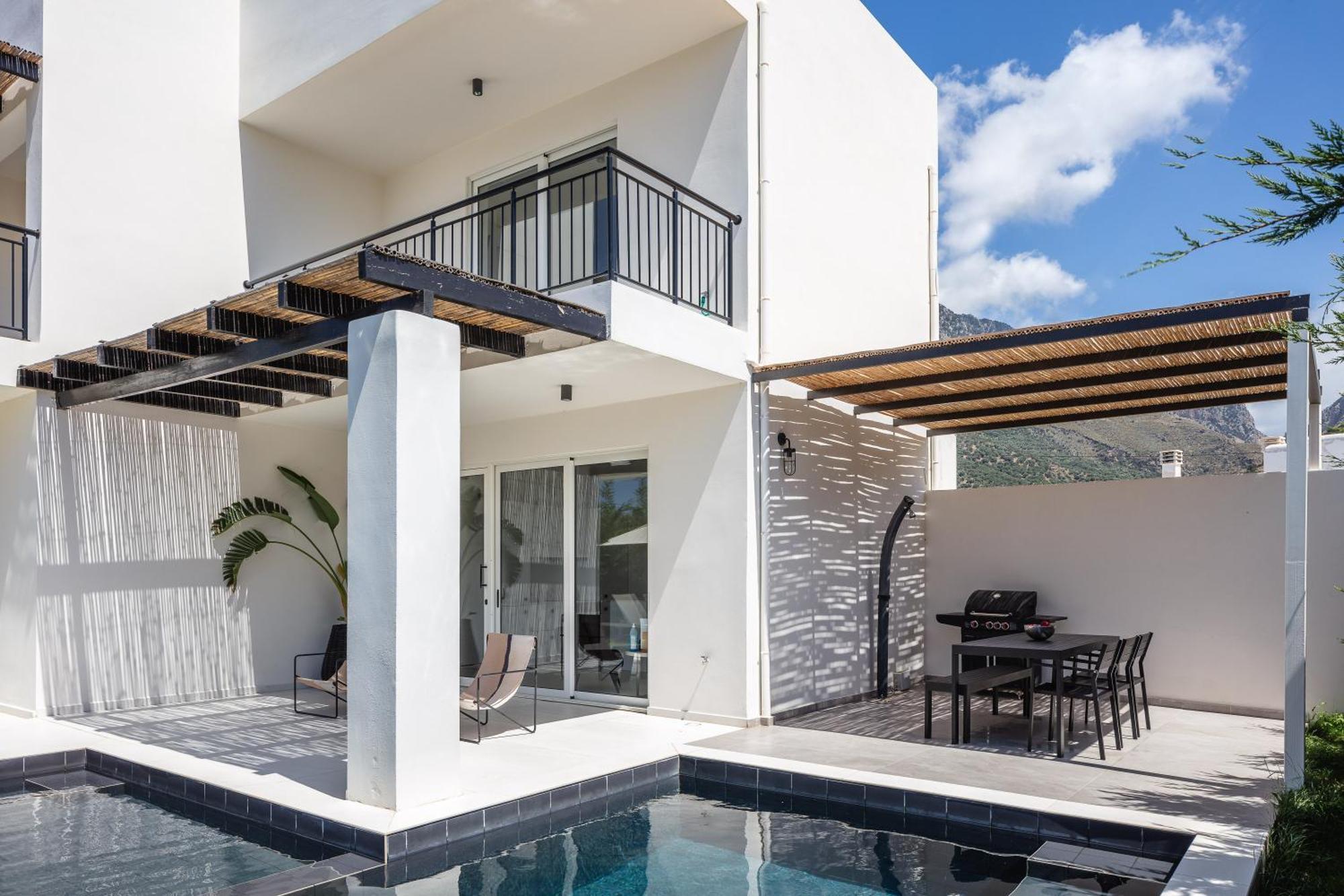 Modern Villa Casa Filo Verde With Private Pool & Bbq,200M From The Beach Plakias Exteriér fotografie