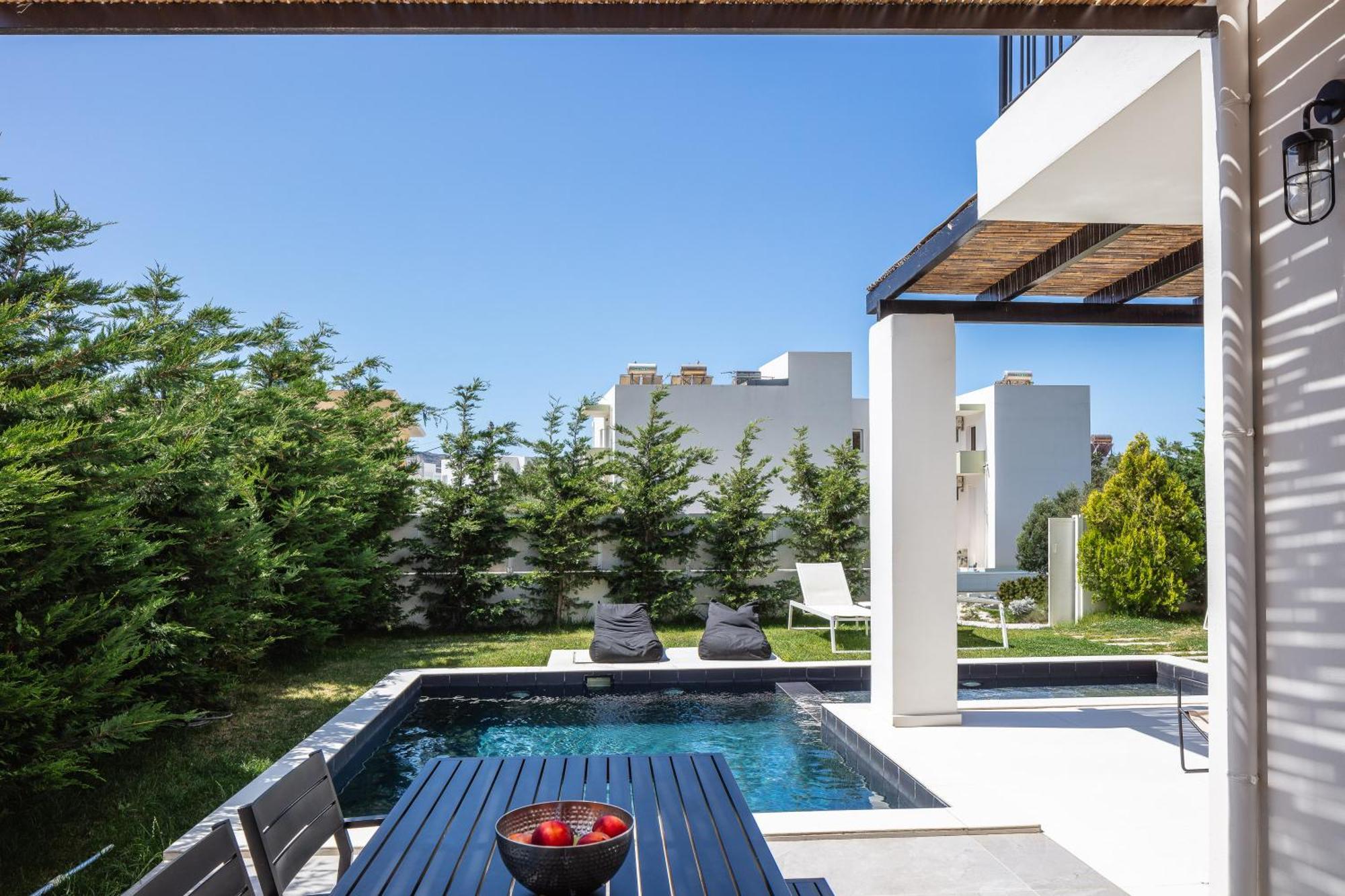 Modern Villa Casa Filo Verde With Private Pool & Bbq,200M From The Beach Plakias Exteriér fotografie