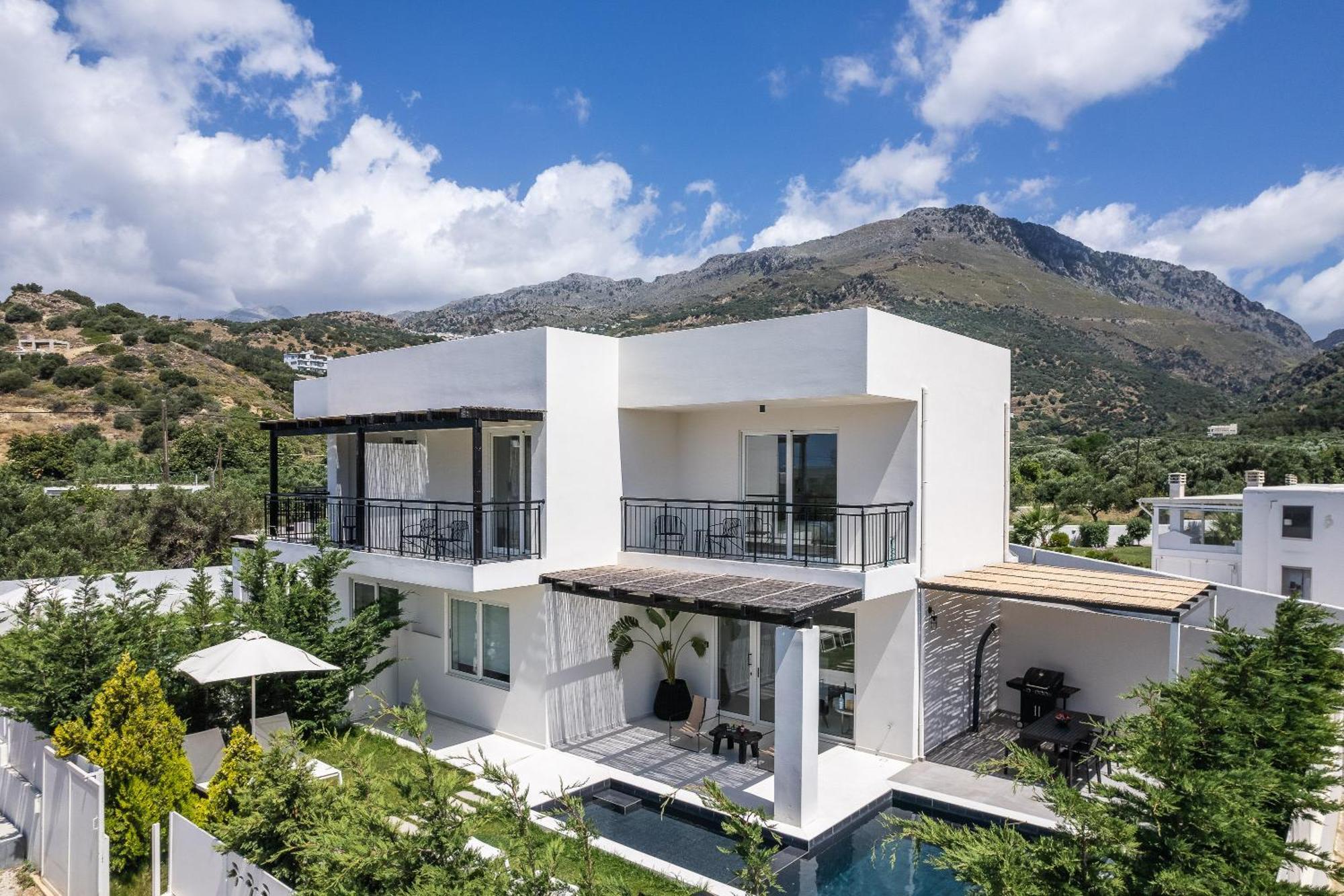 Modern Villa Casa Filo Verde With Private Pool & Bbq,200M From The Beach Plakias Exteriér fotografie
